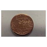 1 oz 999 fine copper round Civil War 150th Anniversary Battle of Shiloh design