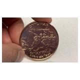 1 oz 999 fine copper round Civil War 150th Anniversary Battle of Shiloh design