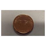 1 oz 999 fine copper round Donald Trump design