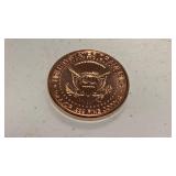 1 oz 999 fine copper round Donald Trump design