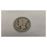 1919 Mercury dime coin 90% silver