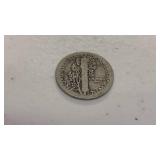 1919 Mercury dime coin 90% silver