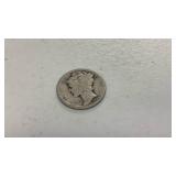 1924 Mercury dime coin 90% silver