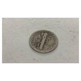 1926 Mercury dime coin 90% silver