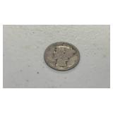 1923 Mercury dime coin 90% silver