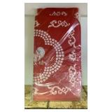 Temp-tations 2-Piece Microfiber Kitchen Drying Mats Set red new