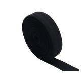 Jesep Yong Black Fold Over Elastic 3/4