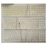 Apple Magic Keyboard with Numeric Keypad - US English *Used, Lot of 3*