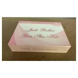 Femometer Jade Roller, Gua Sha Set, Facial Roller Massage Tool 100% Natural Rose Quartz for Face, Eyes, Neck, Skincare Beauty, Relieve Fine Lines and Wrinkles and Body Muscle Relaxing