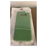 Liquid Silicone Phone Case for Samsung Galaxy S8+ Plus 6.2\" G955 G955U Shockproof/Gel Rubber/Cover Case Drop Protection Green
