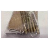 Color Zinc Full Thread Screw set of 5 Full Thread Rod for Furniture Mounting Assembly Fastening 4 inches