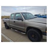 2001 CHEVROLET SILVERADO 1500 EXT. CAB LONG BED 4WD