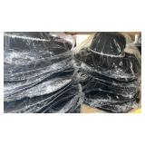 LOT OF 23! UTOWO Women Fedora-Hat Wide-Brim Felt with Rhinestone Wedding Elegant Floppy Felt Hat Small Black