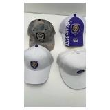 Lot of 30 Sports Hats: Marlins, Orlando City, Tulsa, Royals, Blackhawks, Michigan