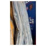 Lot of Sports Banners: Tar Heels, Penguins, Cubs, and 3 Auburn Aprons