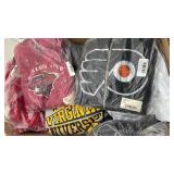 Lot of Sports Apparel: Flyers, Wild, Angels, Twins, West Virginia