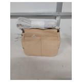 Coach Leather Crossbody Bag in Beige