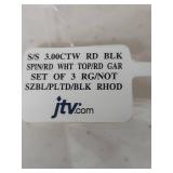 3.00 CTW Multi-Color Stackable Sterling Silver Ring Set