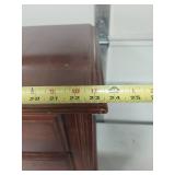 Traditional Cherry Wood 2-Drawer Nightstand