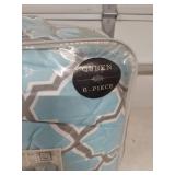 Modern Queen 6-Piece Geometric Comforter Set
