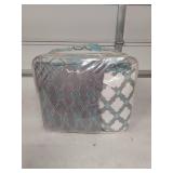 Modern Queen 6-Piece Geometric Comforter Set