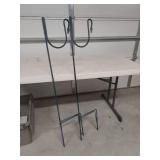 (2) Wrought Iron Shepards Hooks