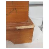 Lane Cedar Hope Chest with Heart Design - Missing Latch for Lock
