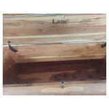 Lane Cedar Hope Chest with Heart Design - Missing Latch for Lock