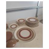 Mid-Century Melamine Dinnerware Set