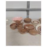 Mid-Century Melamine Dinnerware Set