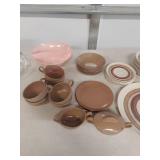 Mid-Century Melamine Dinnerware Set