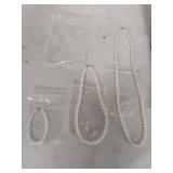 Classic White Pearl (2) Necklace and Bracelet