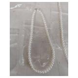 Classic White Pearl (2) Necklace and Bracelet