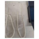 Classic White Pearl (2) Necklace and Bracelet
