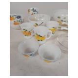 Fire King Gay Fad Fruit Pattern Dishware
