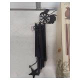 Rooster and pineapple wind chimes