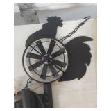 Rooster and pineapple wind chimes