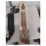 Rooster and pineapple wind chimes