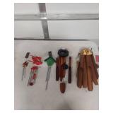 Garden Wind Chime Collection with Cardinals and Ladybug