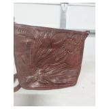 Western Tooled Leather Star Crossbody Bag