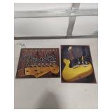 Fender Guitar Metal Sign Collection