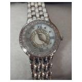 Diamonique Crystal Bezel Ladies Watch