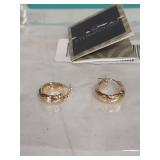 Eternagold Textured Hoop Earrings 14k