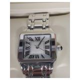 Square Face Roman Numeral Watch