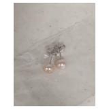 Natural Cultured Pearl Necklace, Bracelet and Earring Set