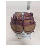 Birkenstock Florida Sandals in Plum Nubuck