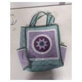 Handmade Quilted Star Tote Bag