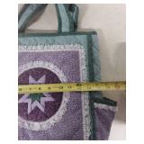 Handmade Quilted Star Tote Bag