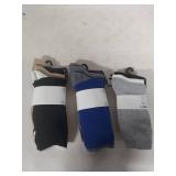 (3) Multi-Pack Crew Socks Bundle