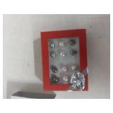 Multi-Color Cultured Pearl Sterling Silver Earring Set